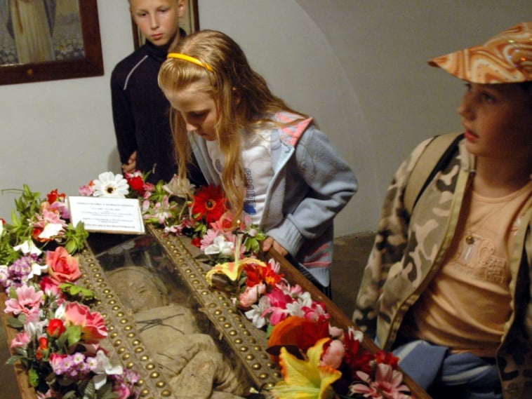 Przewodnik Sandomierz Michał Leszczyński Oprowadzanie Wycieczek po Sandomierzu Teresa Izebela Morsztynówna w Kryptach Kościoła św. Józefa w Sandomierzu