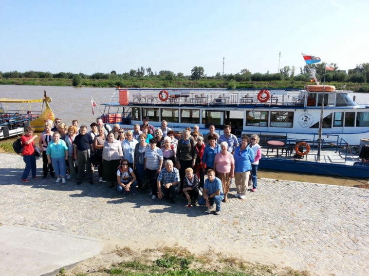 Przewodnik Sandomierz Michał Leszczyński oprowadzanie wycieczek po Sandomierzu Rejs statkiem po Wiśle w Sandomierzu