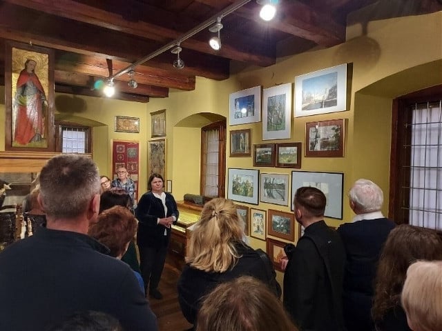 Przewodnik Sandomierz Michał Leszczyński oprowadzanie po Sandomierzu Muzeum Diecezjalne w Domu Długosza w Sandomierzu